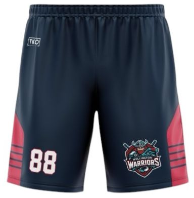 Wellington Warriors Elite Shorts | Navy/Red