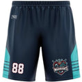 Wellington Warriors Elite Shorts | Navy/Teal