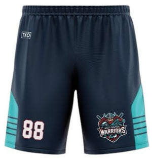 Wellington Warriors Elite Shorts | Navy/Teal