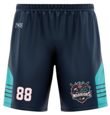 Wellington Warriors Elite Shorts | Navy/Teal