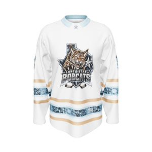 Lone Star Bobcats WHITE jersey - interactive 3D model