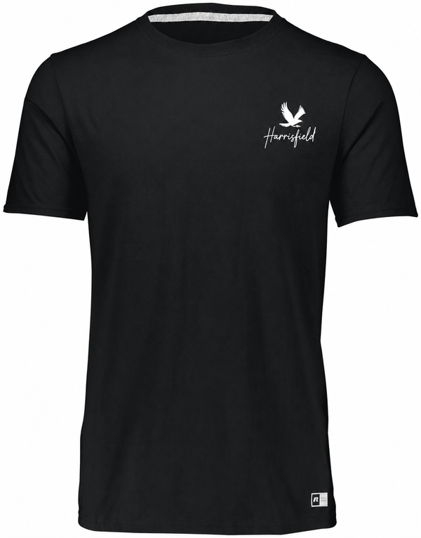 Harrisfield Falcons Adult Russell Essential Tee | Black