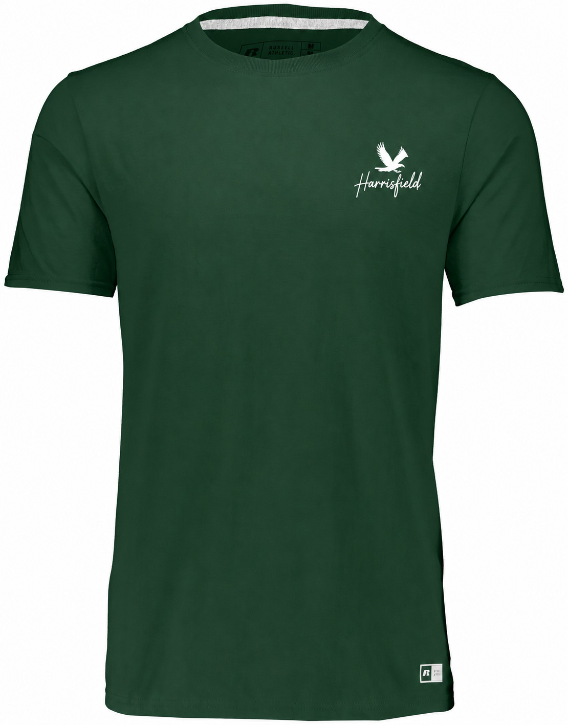 Harrisfield Falcons Adult Russell Essential Tee | Dark Green