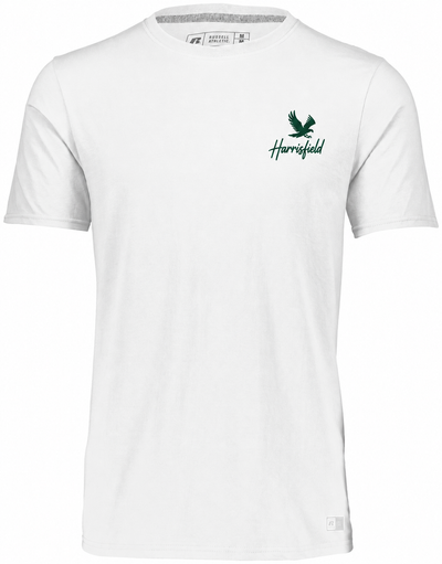 Harrisfield Falcons Adult Russell Essential Tee | White