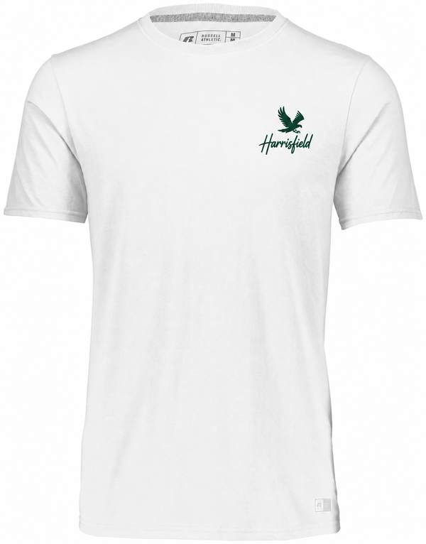 Harrisfield Falcons Adult Russell Essential Tee | White