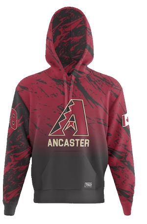Ancaster D-Backs Elite Hoodie | Splatter