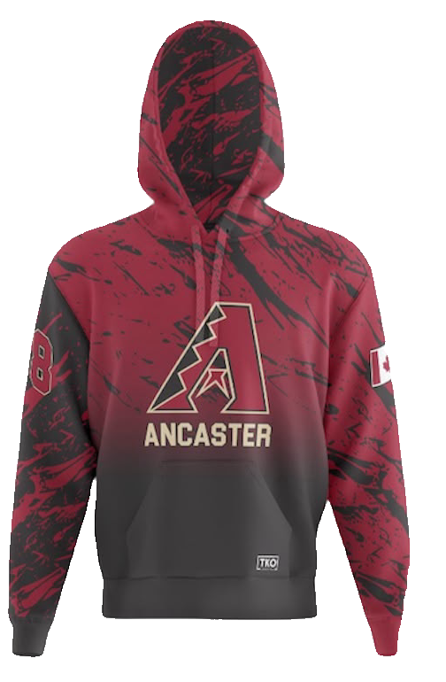 Ancaster D-Backs Elite Hoodie | Splatter