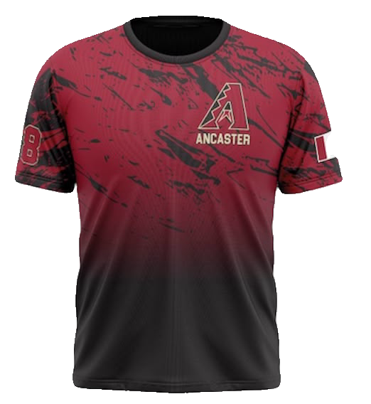 Ancaster D-Backs Elite T-Shirt | Splatter Logo
