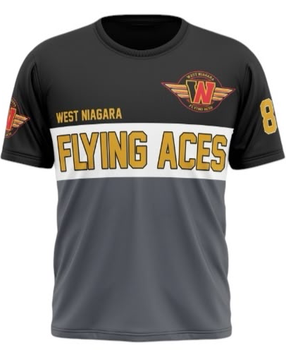 West Niagara Flying Aces Elite T-Shirt | Stripe