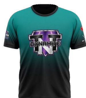 TNT Dynamite Elite T-Shirt | Teal/Black Fade