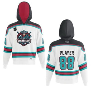 Wellington Warriors Elite Hoodie | White Jersey